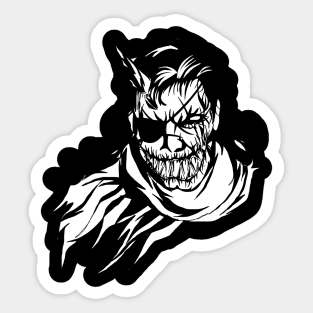 Men Become Demons Sticker